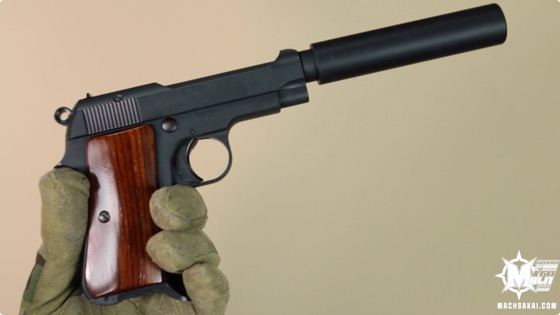 WA ベレッタ M1934 noir（ノワール）サイレンサー ガスブローバック 